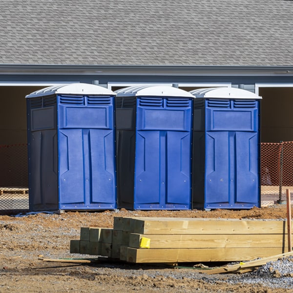 what is the maximum capacity for a single porta potty in New Kent Virginia